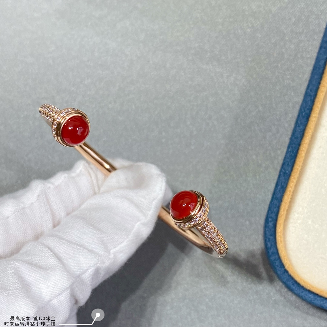 Piaget fully diamond-encrusted rotating ball Bracelet