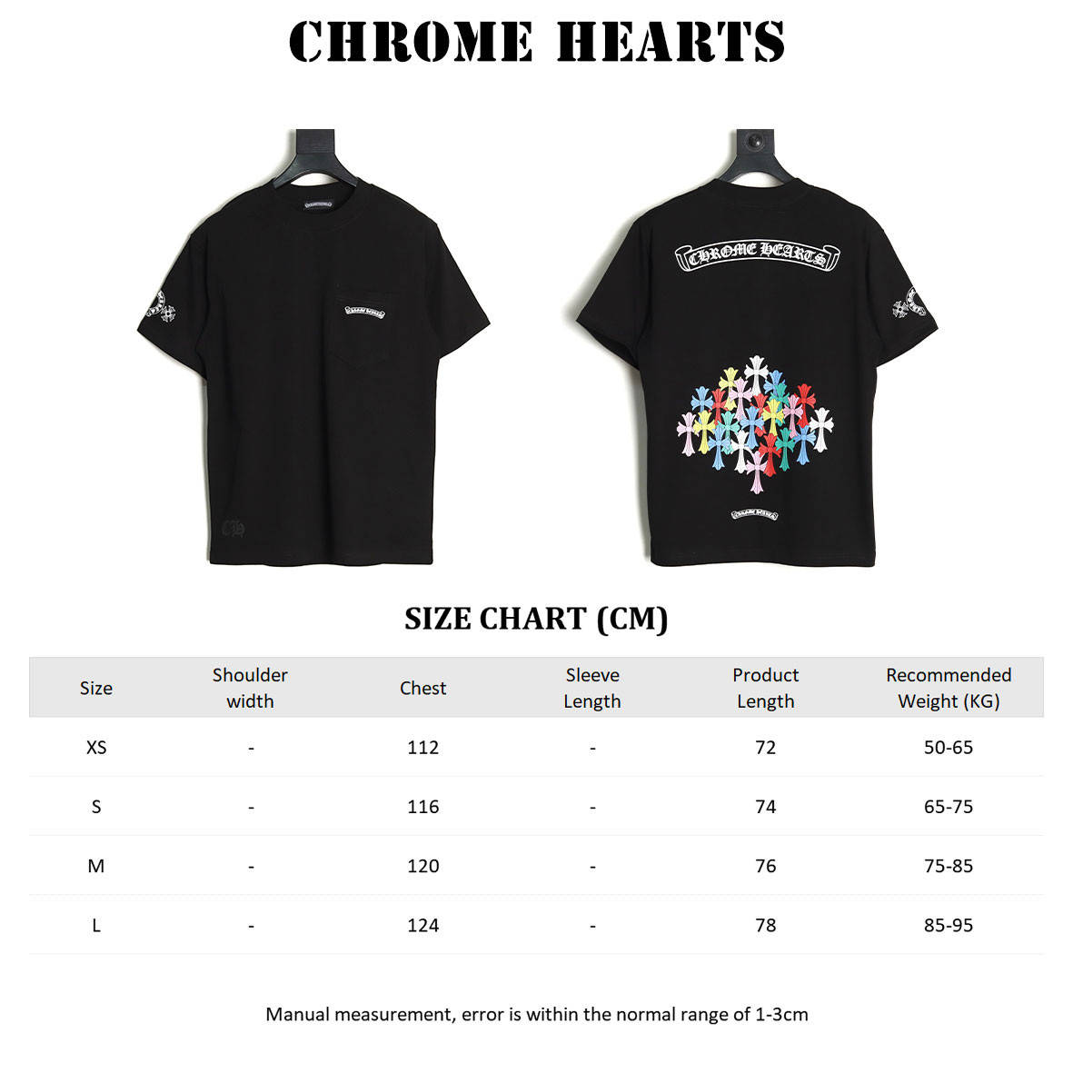 Ch*0me He**ts 25ss short-sleeved t-shirt