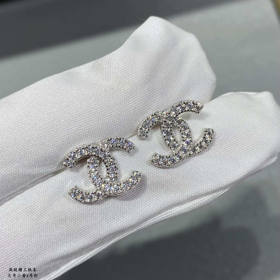 Chanel Large Chanel Earrings