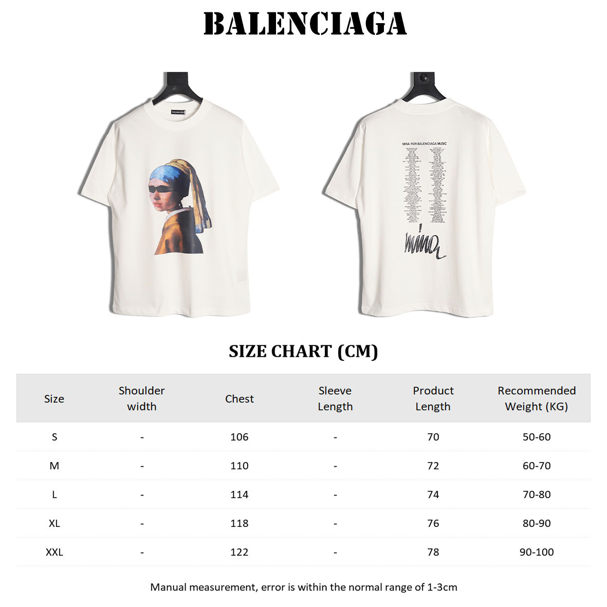 Balenciaga 25SS Short-sleeved T-shirt