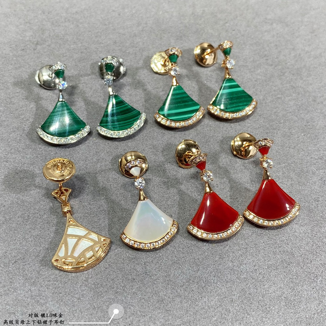 Bvlgari Scalloped skirt with diamonds Earrings