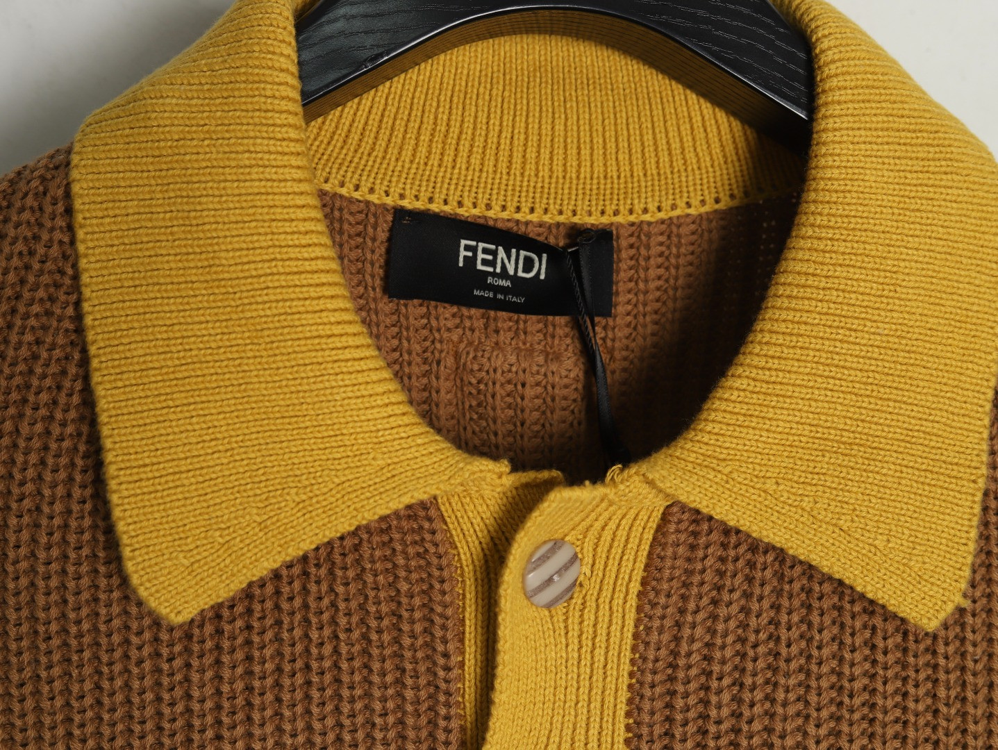 FENDI FD knitting Short-sleeved