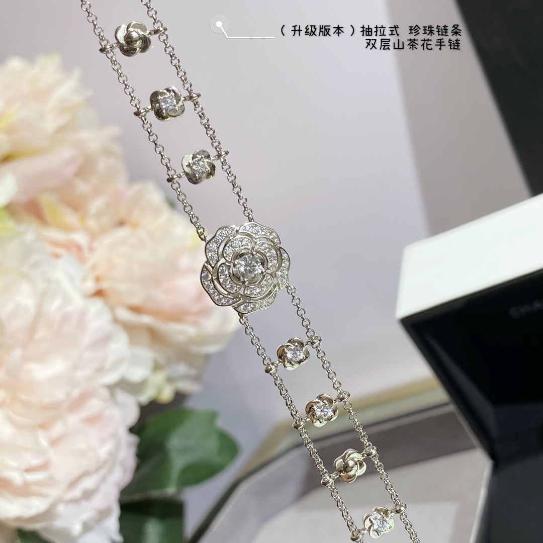 Chanel Camellia Double Bracelet