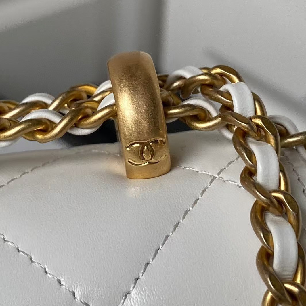 Chanel 24C Flap Bag AS2649 12x19x8cm