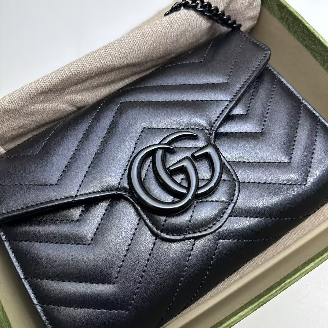 Gucci GG Marmont wallet on chain 20x13x6cm