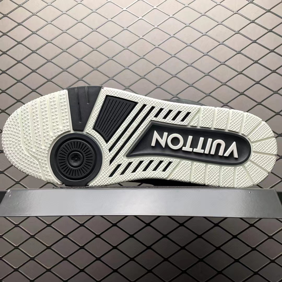 UA Louis Vuitton LV Skate Sneaker Black White