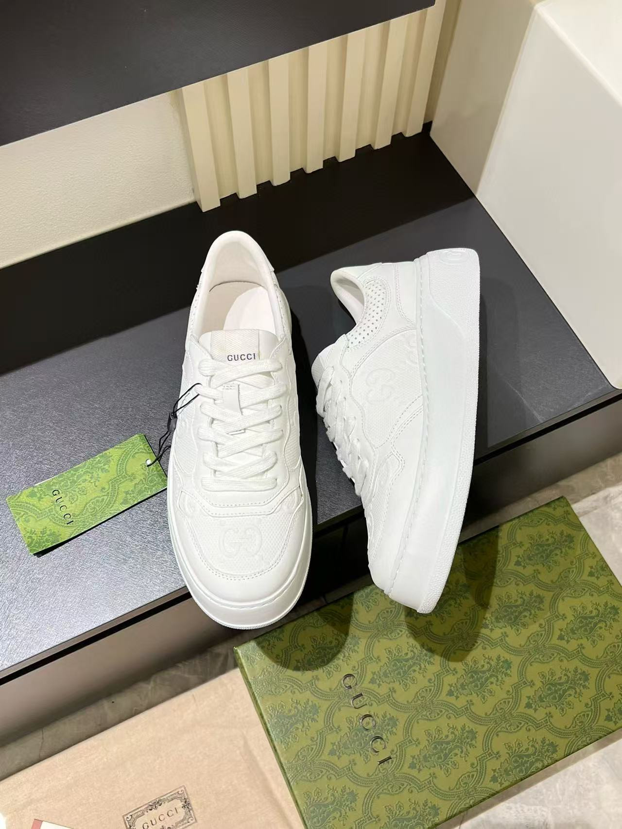 UA Gucci GG Embossed Sneakers
