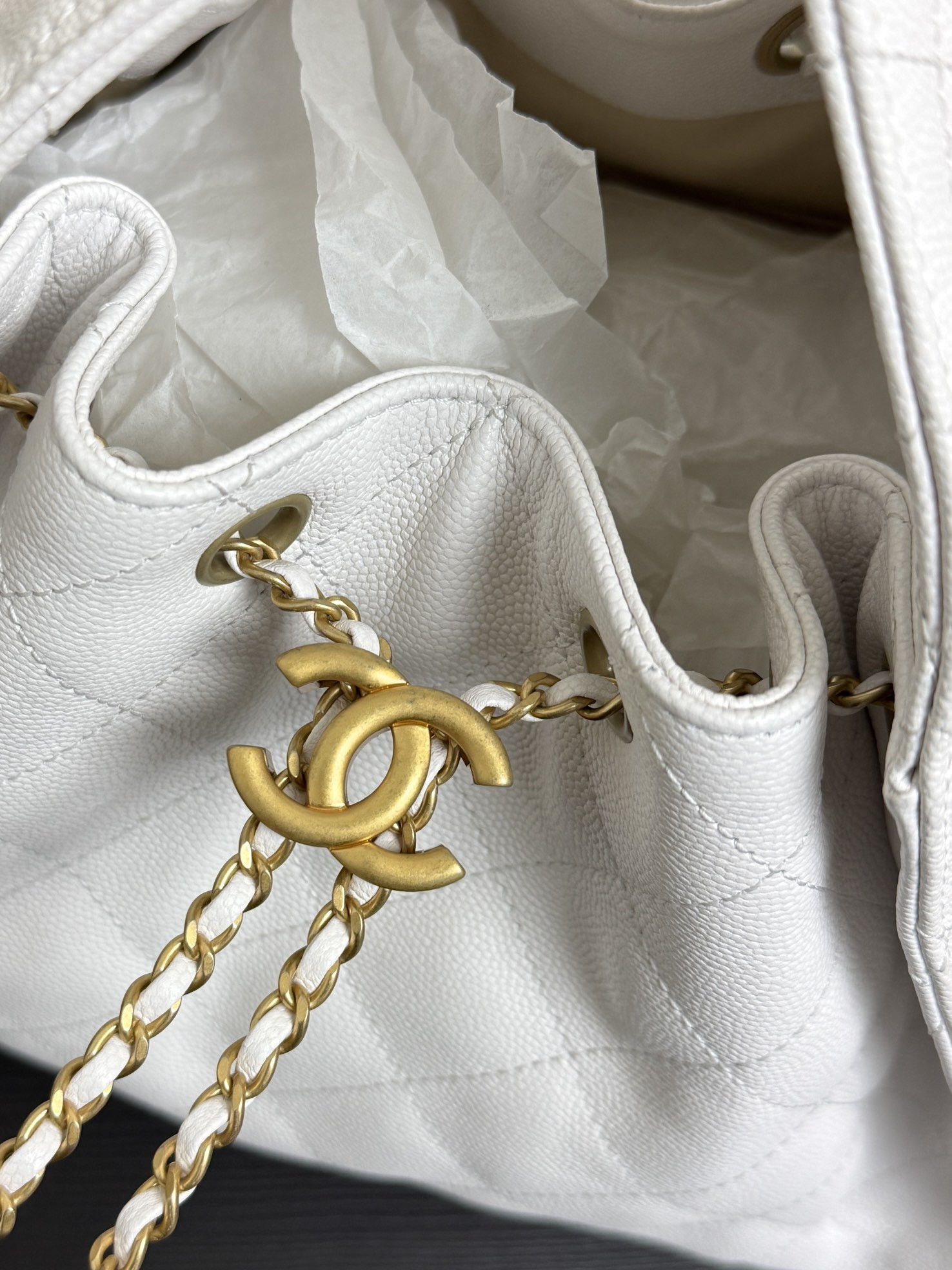 CHANEL 25C Bucket Bag 26x30x14cm