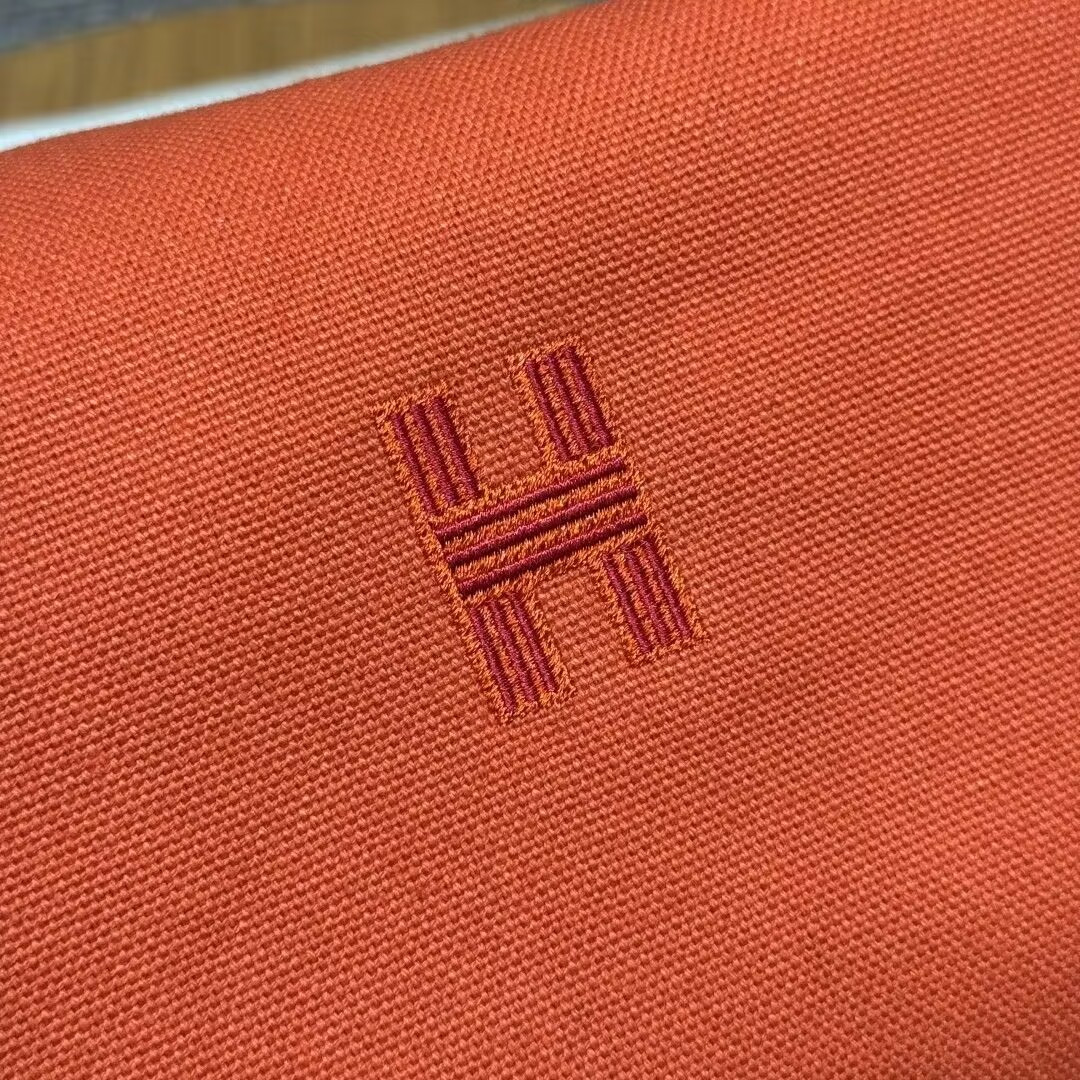 Hermes Canvas Bride-A-Brac Case Toiletry Pouch