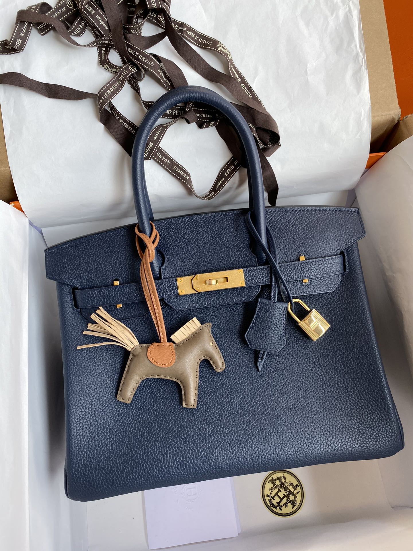 HERMÈS BIRKIN Gold 25 30 35(Horse charm not included)
