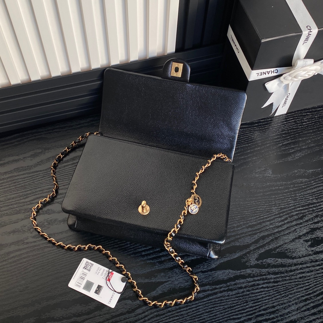 CHANEL SMALL FLAP BAG 17×26×8cm