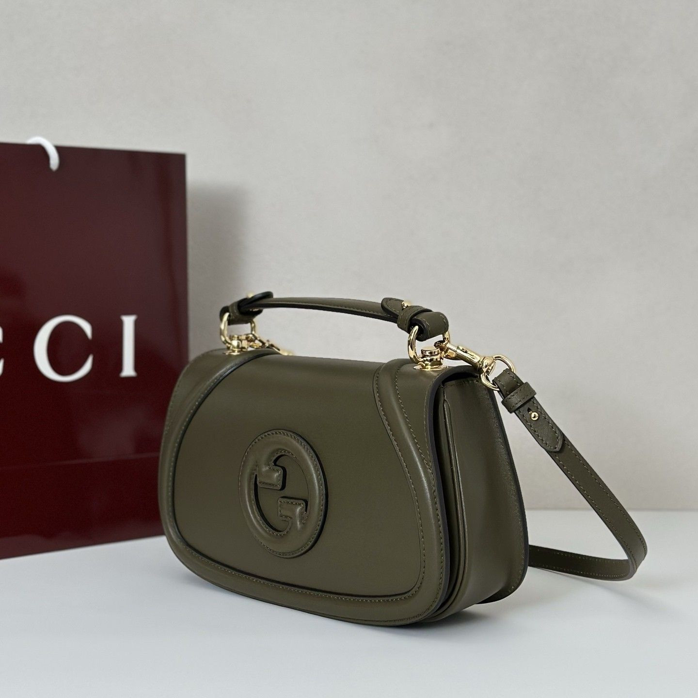 GUCCI BLONDIE Medium TOP HANDLE BAG 27x17x7cm
