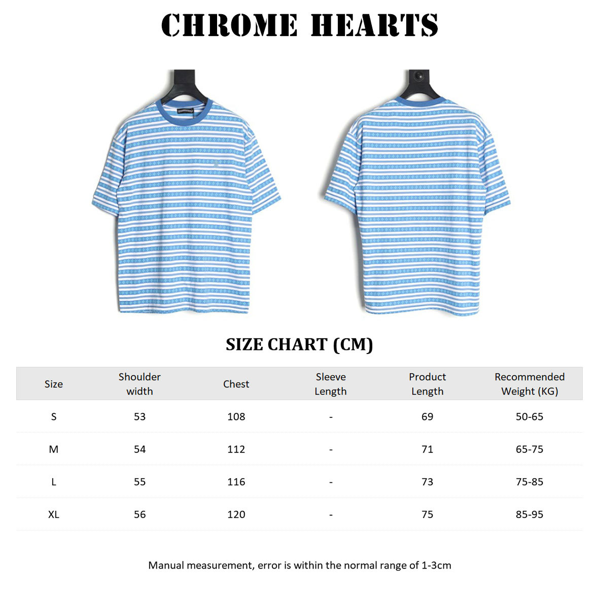 Ch*0me He**ts 25ss short-sleeved t-shirt