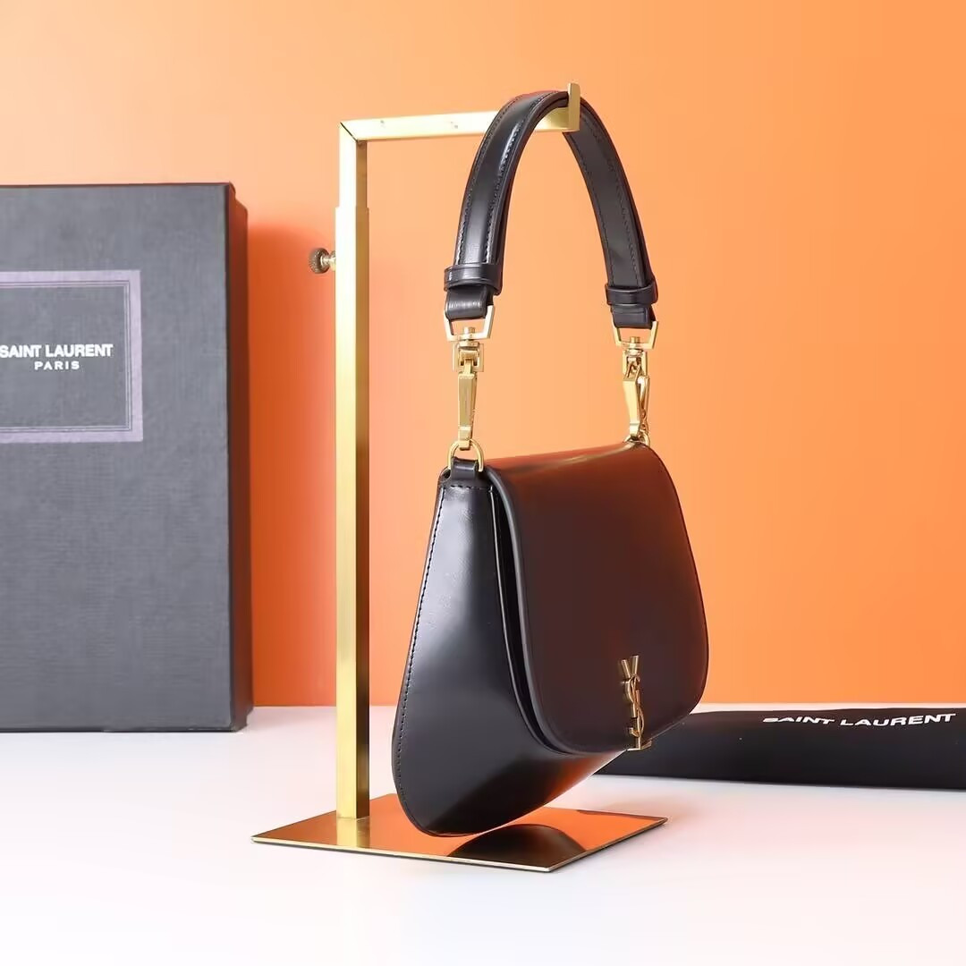 YSL VOLTAIRE TOP HANDLE in BOX SAINT LAURENT 17.5x21x8cm