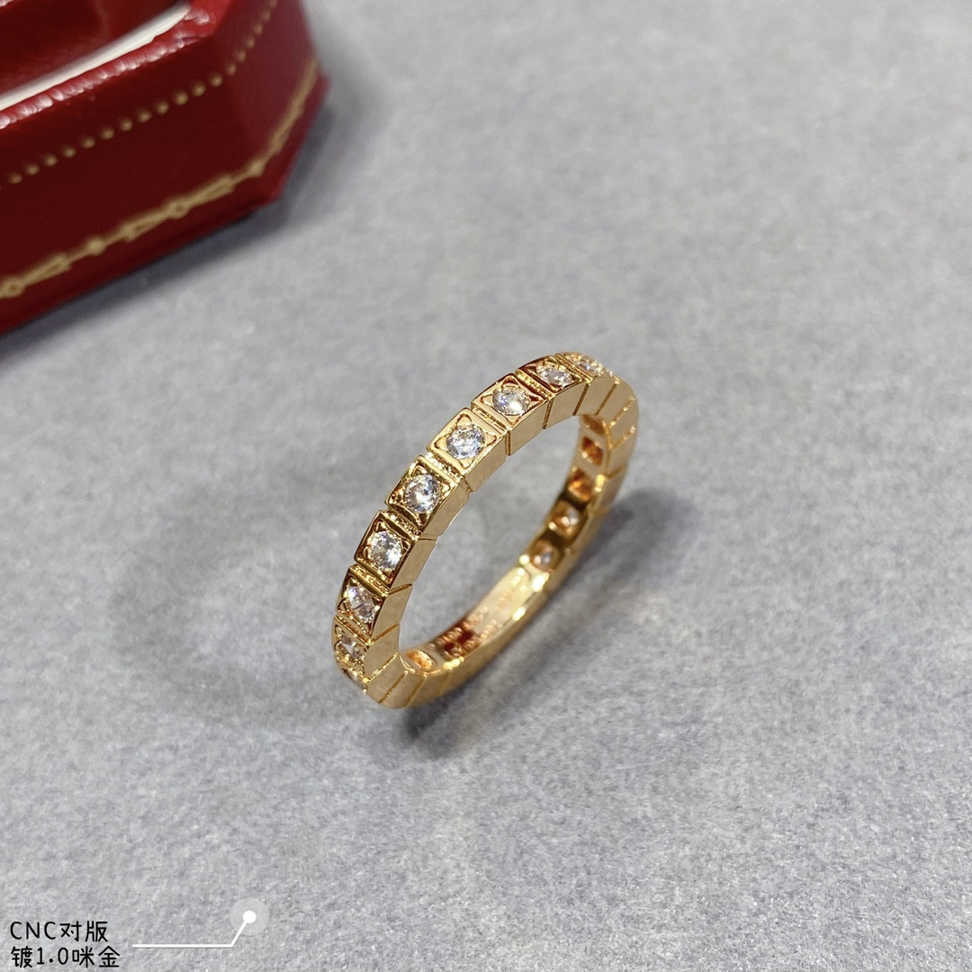 Cartier Alternating diamond-set Ring
