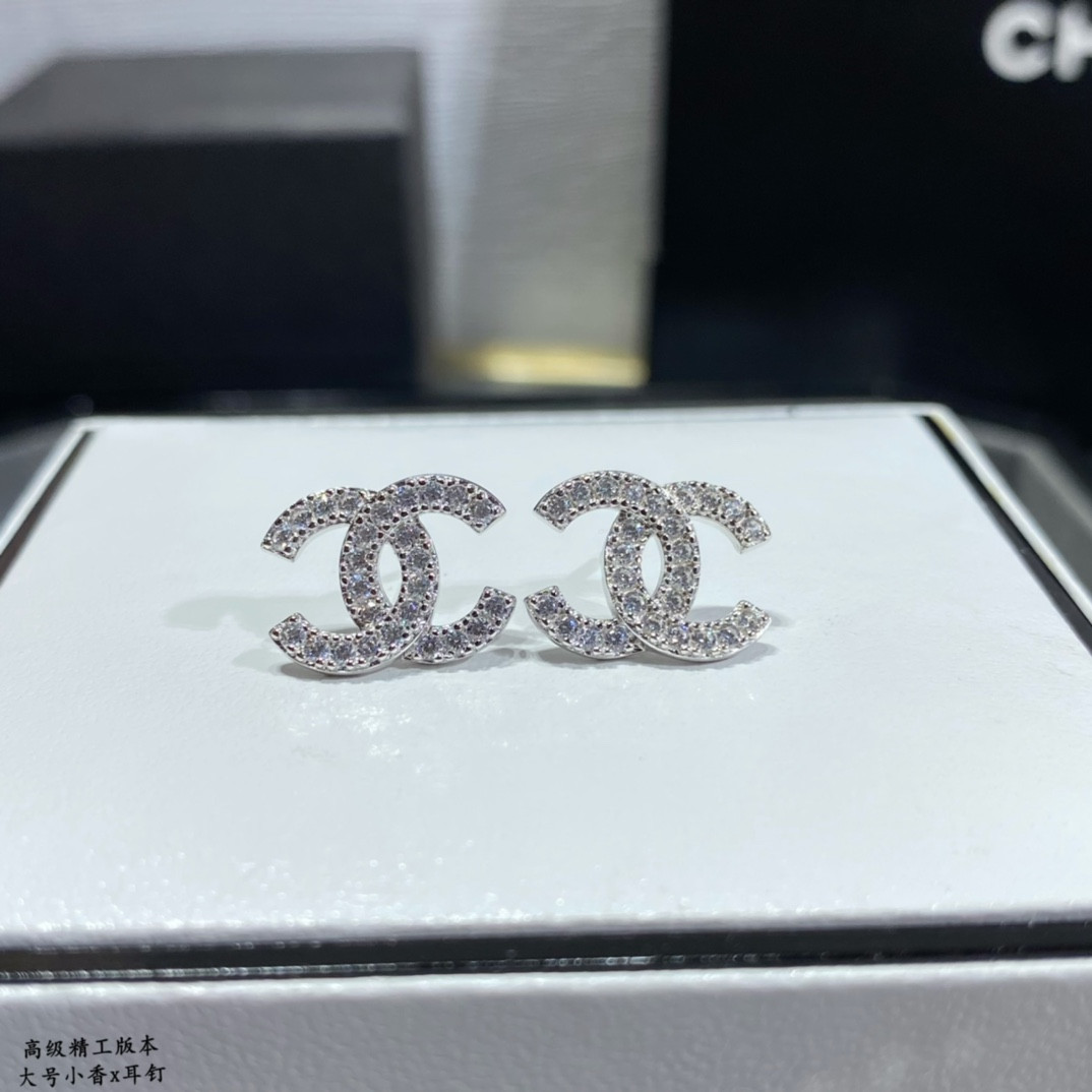Chanel Large Chanel Earrings