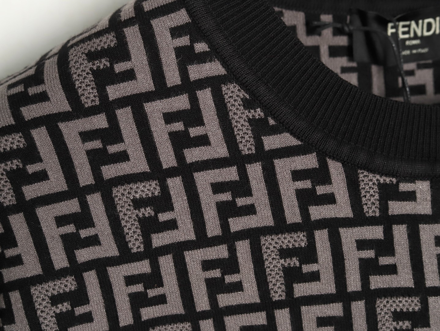 FENDI FD knitting Short-sleeved