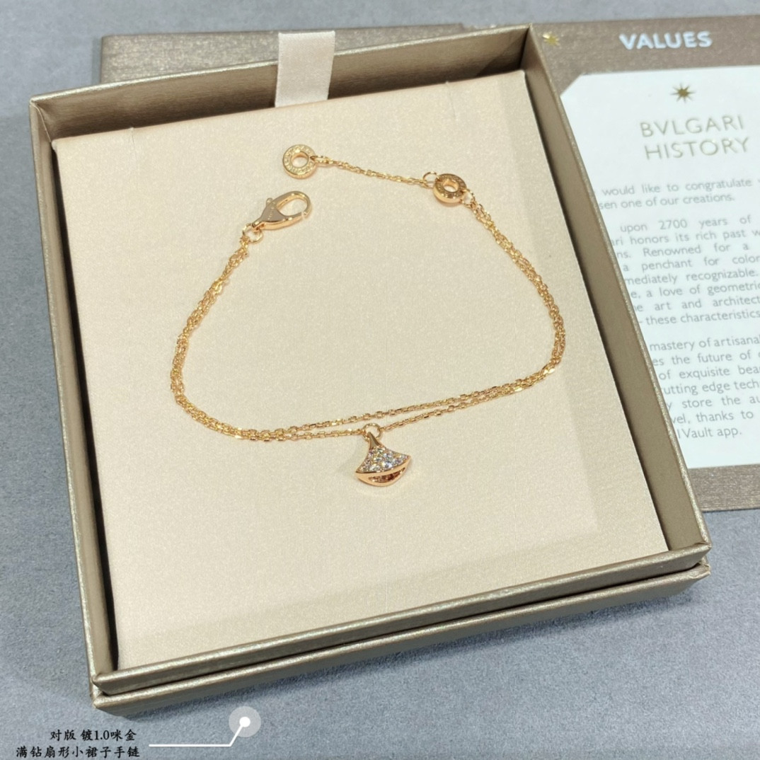 Bvlgari Diamond fan-shaped mini skirt Bracelet
