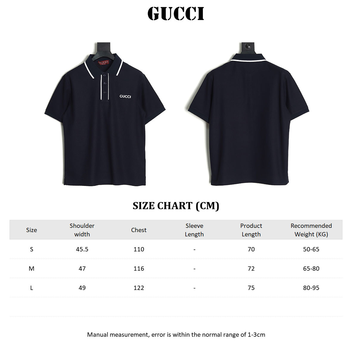 GUCCI GUC Short-sleeved Polo shirt