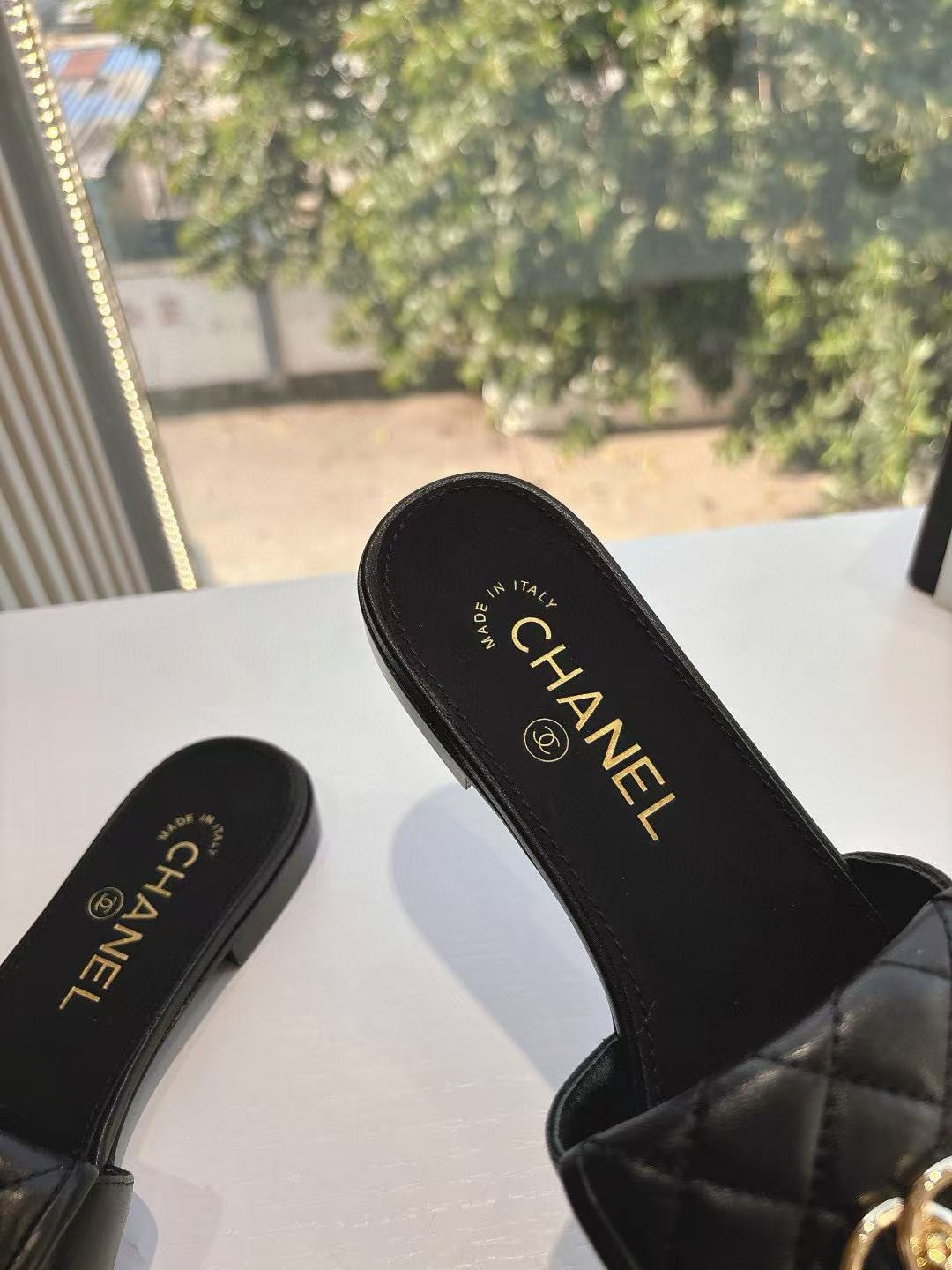 UA Chanel Slippers