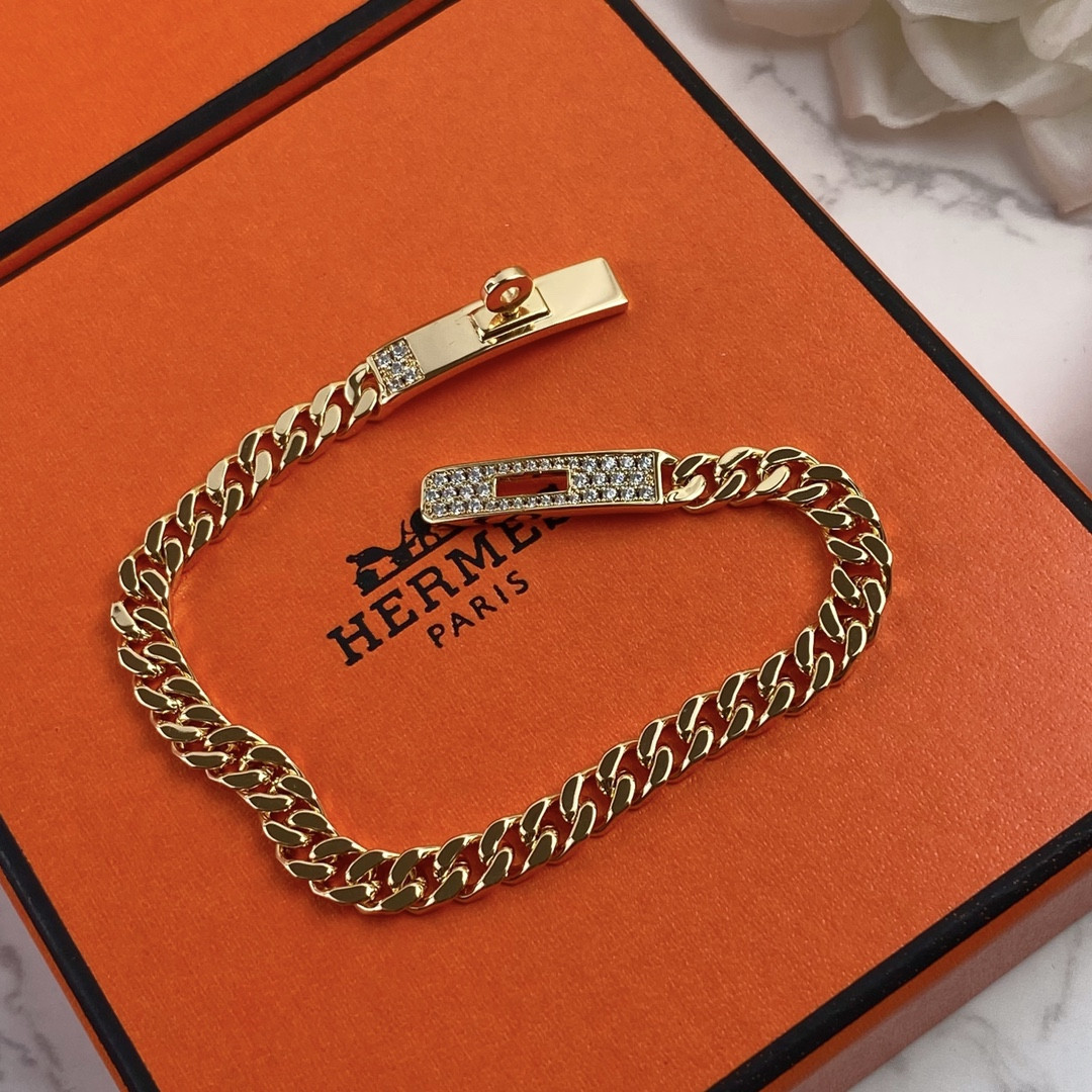 Hermes button Bracelet