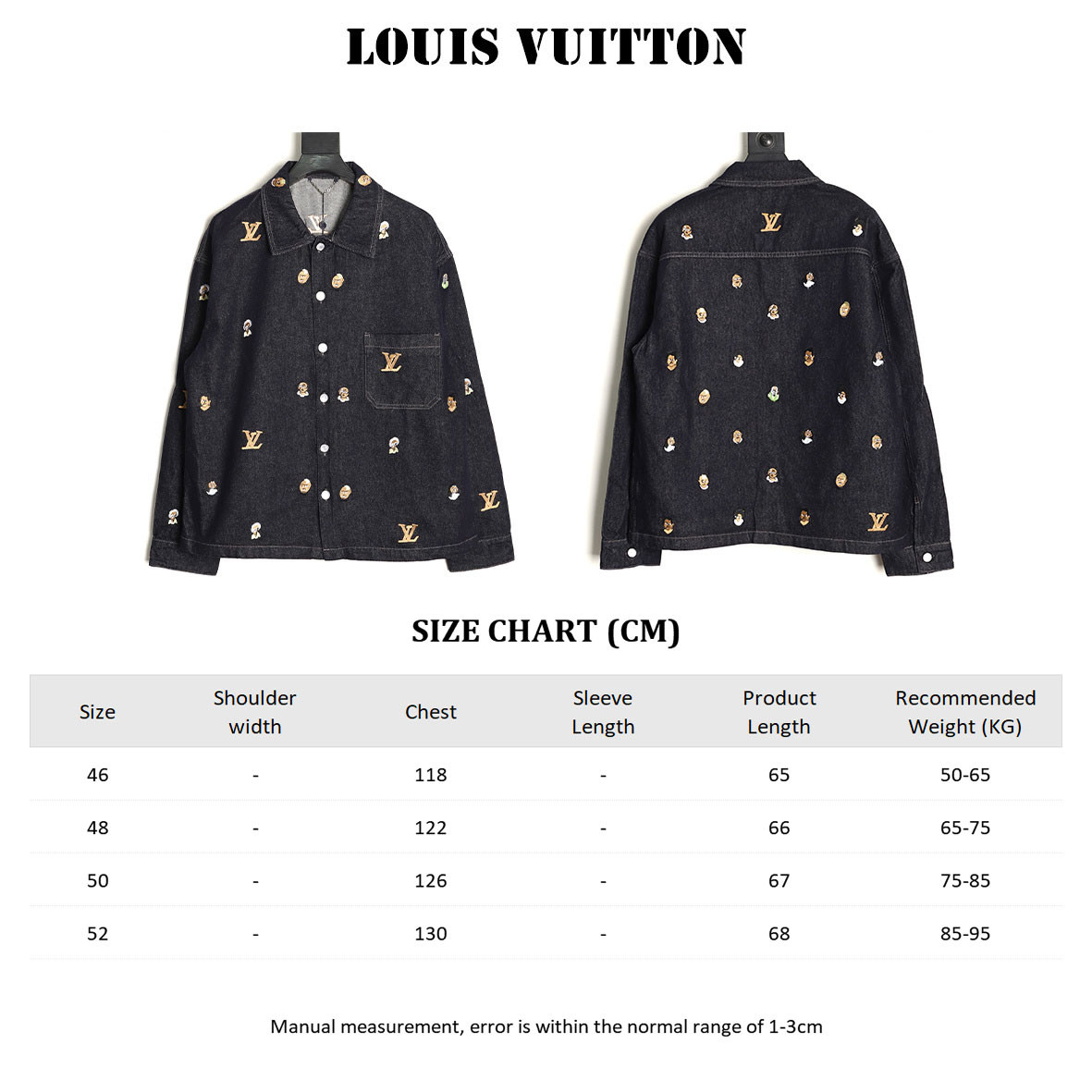 Louis Vuitton LV Denim Coats Suit