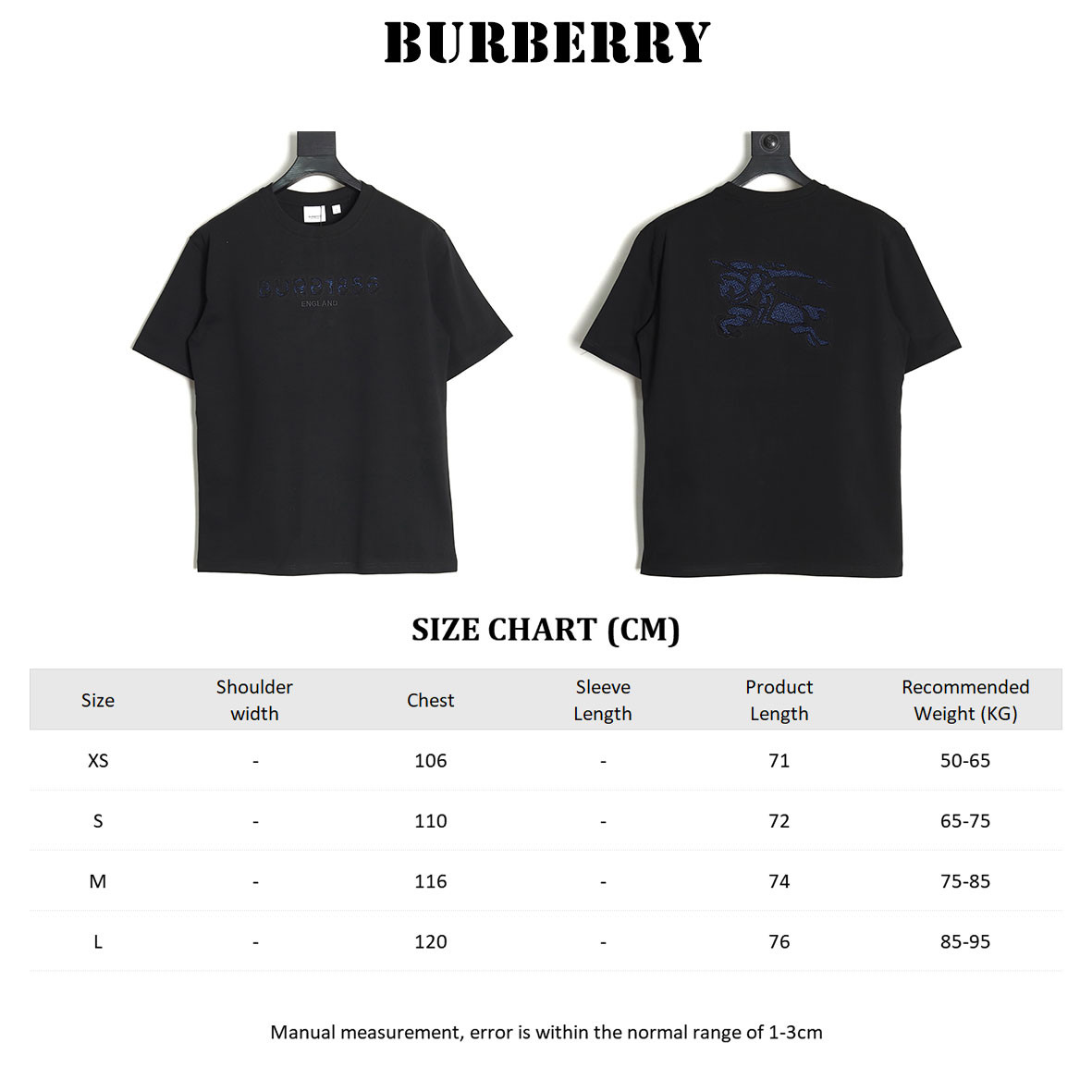 Burberry BBR 25SS Short-sleeved T-shirt