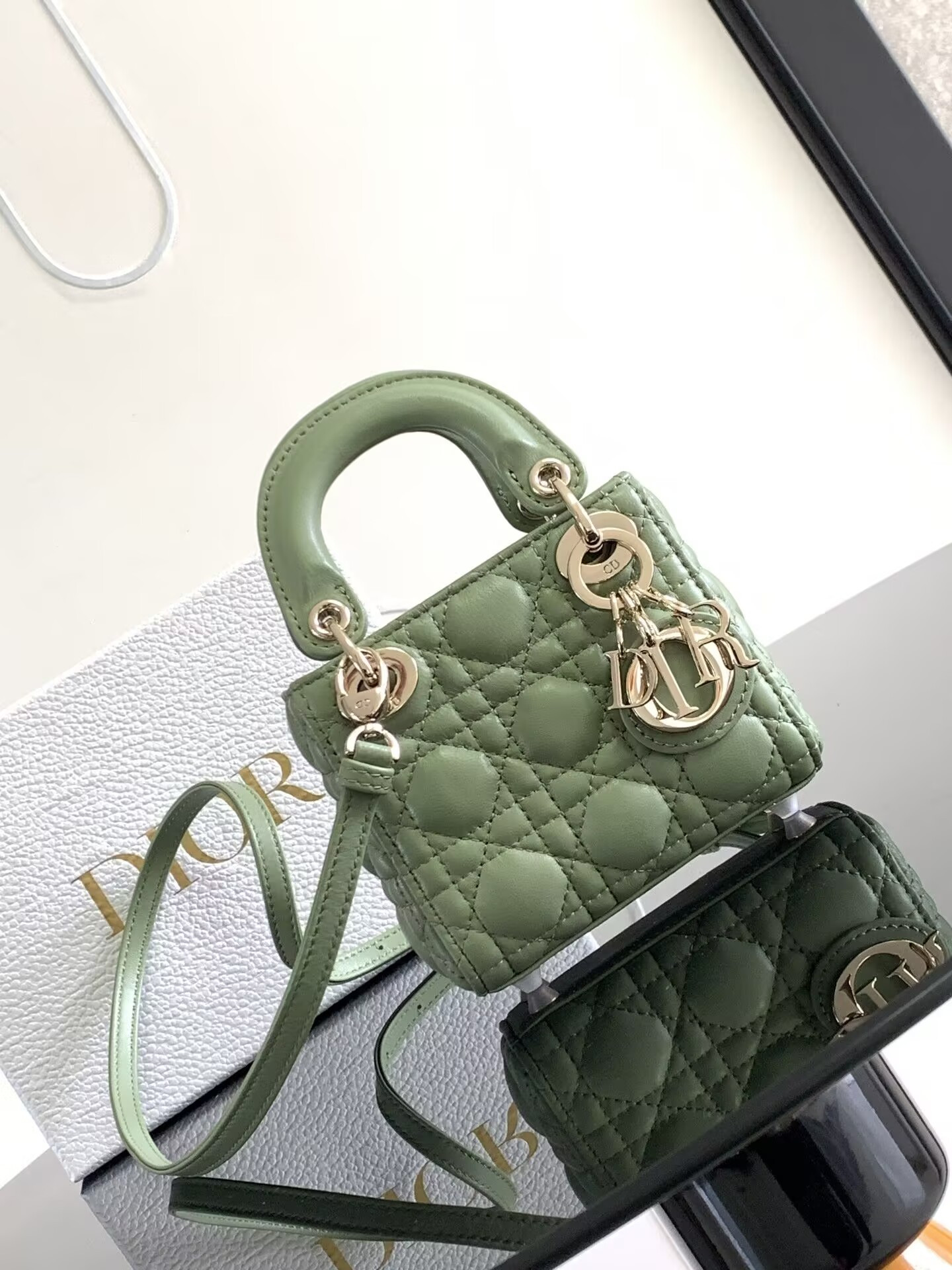 Dior Micro Lady Bag 12×10.2×5cm