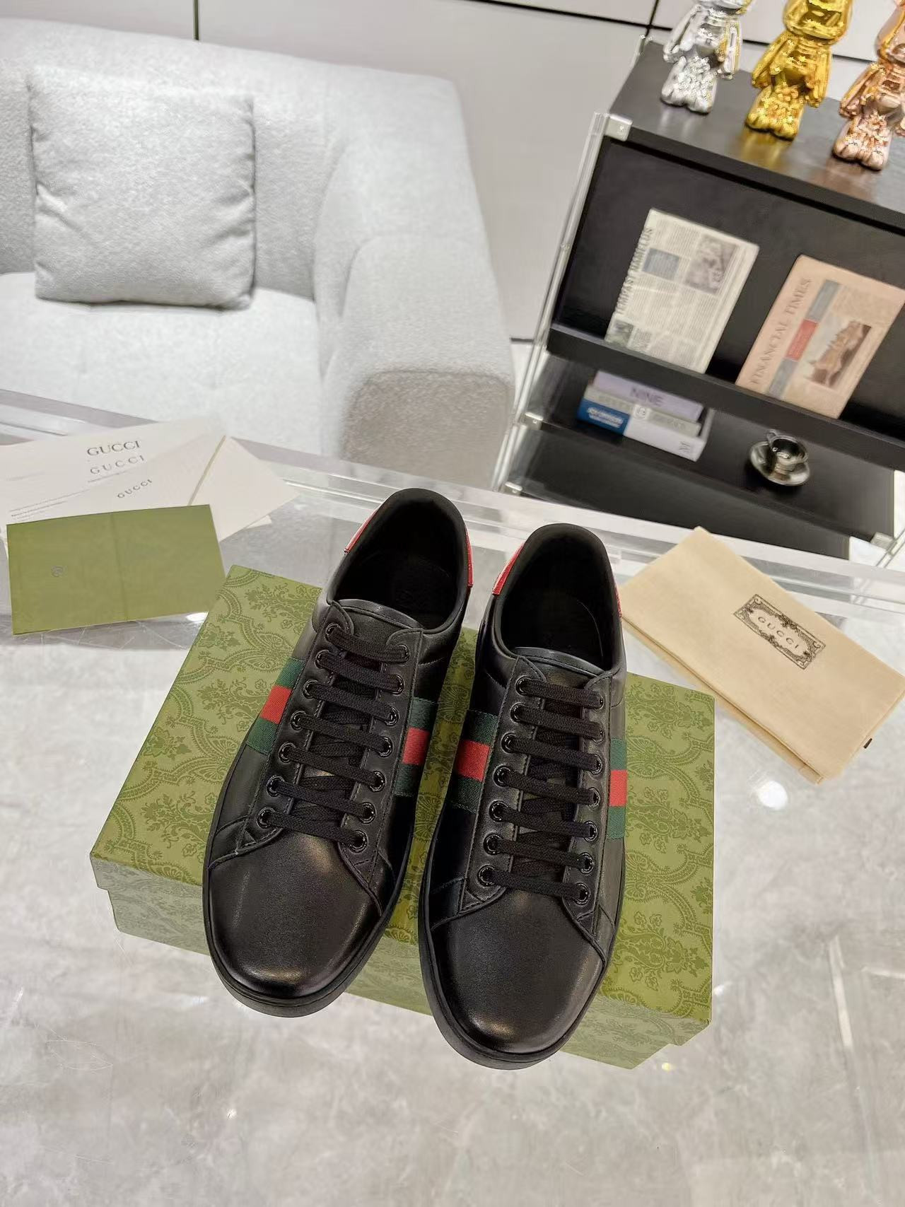 UA Gucci Ace Sneaker Black