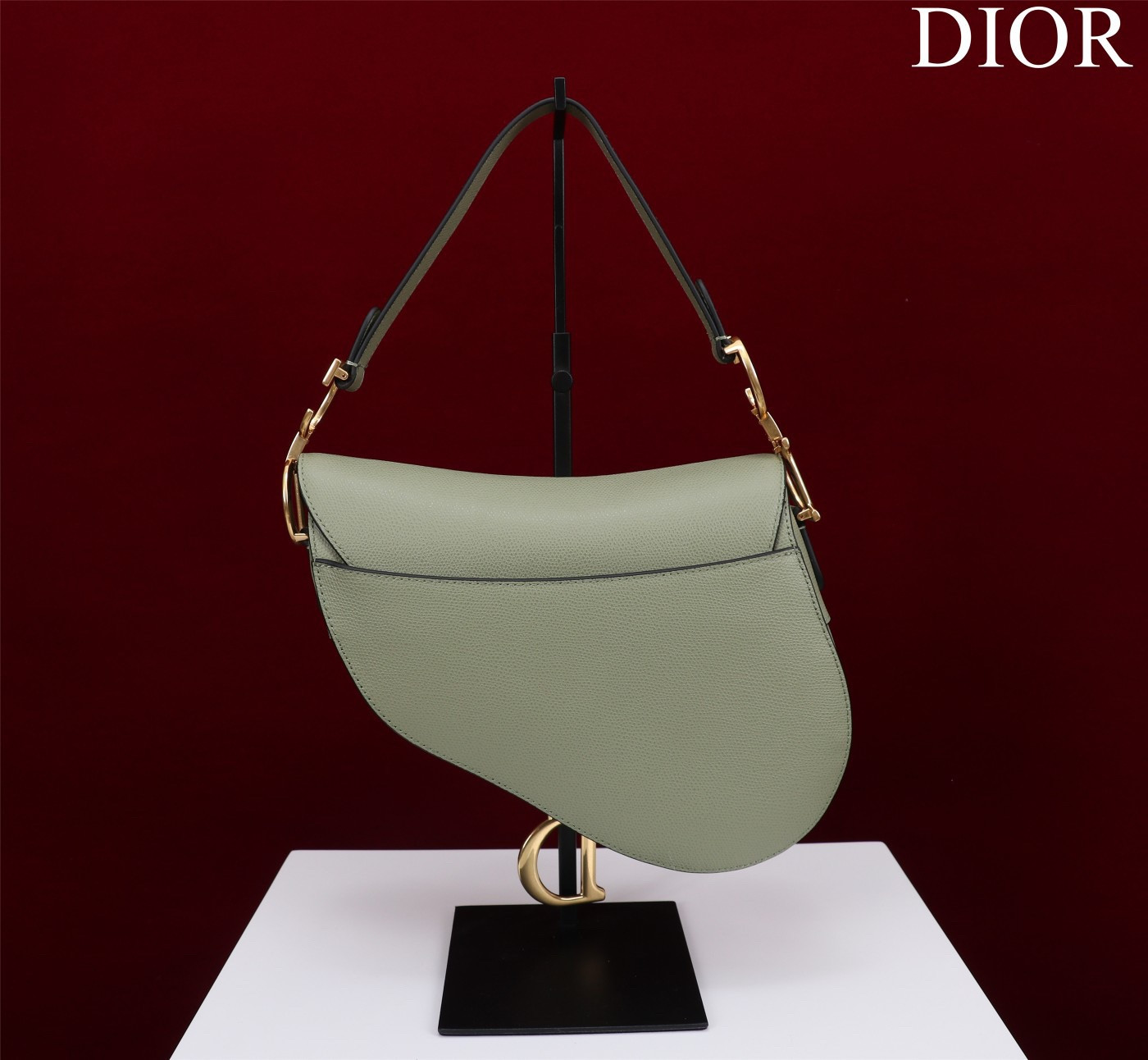 Dior Saddle Bag Grained Calfskin 25.5x20x6.5cm