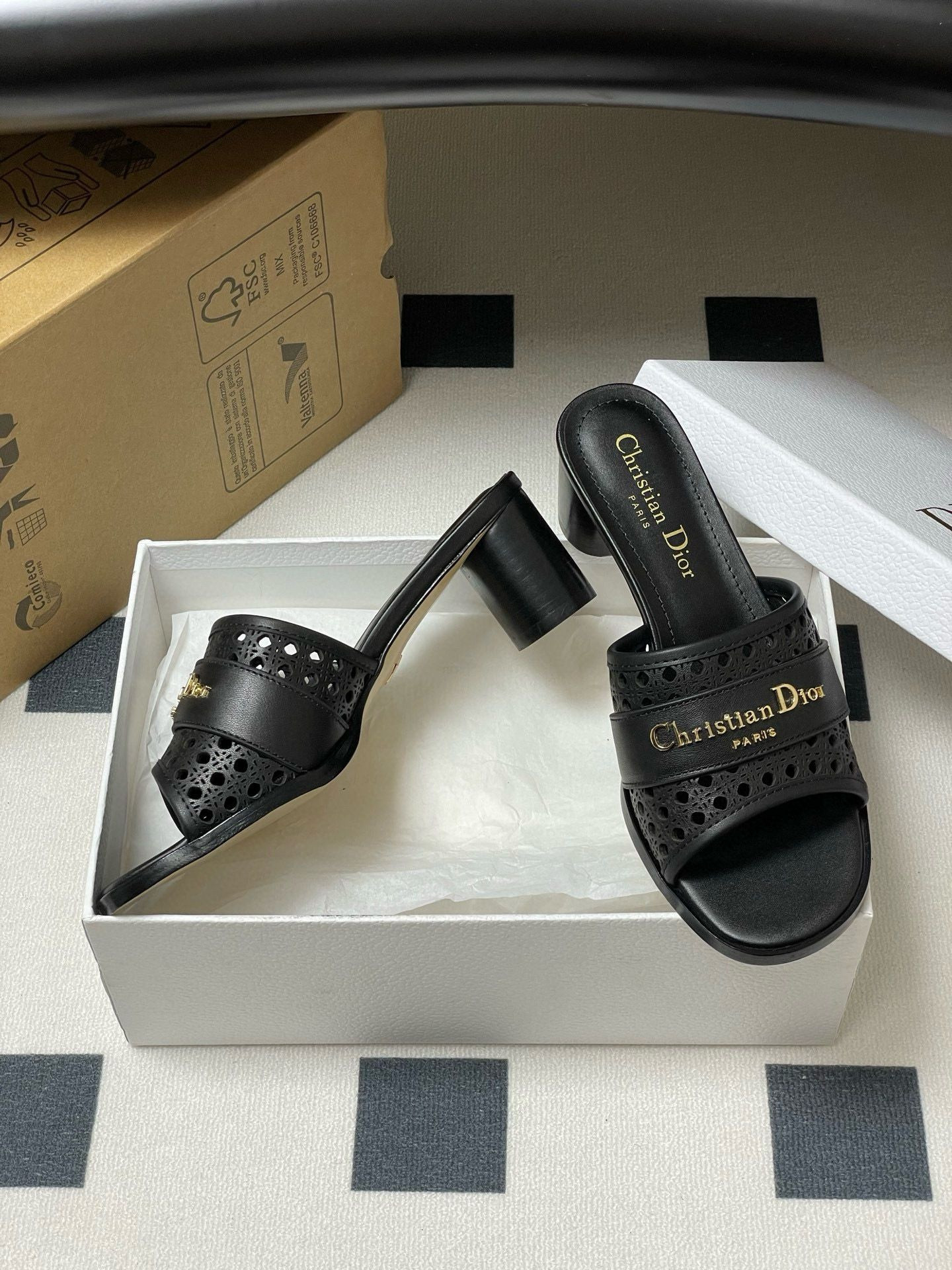 UA Dior D-Lane Heeled Slide
