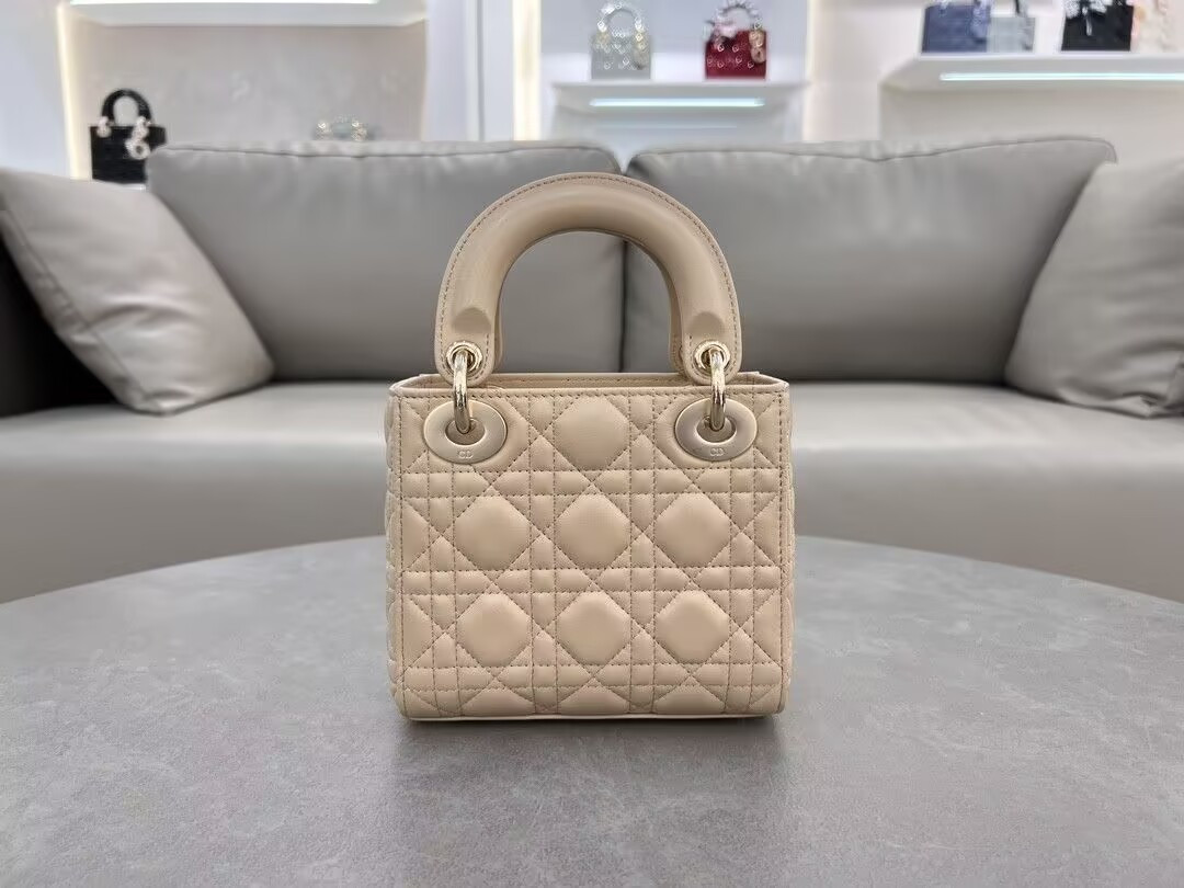 MINI LADY DIOR BAG 6.5 x 6 x 3 inches