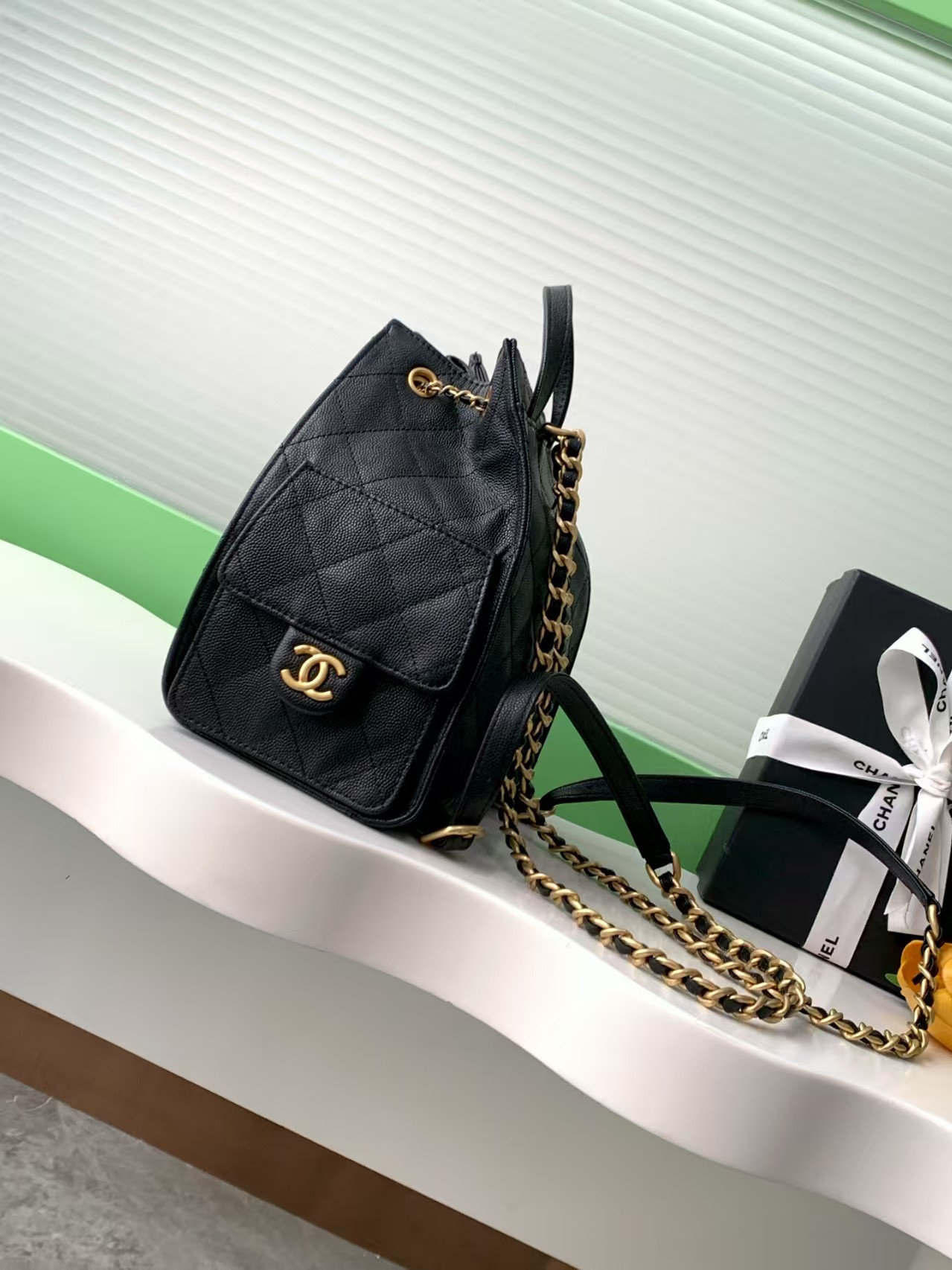 Chanel 25 Medium Backpack AS5600 23x23x14cm