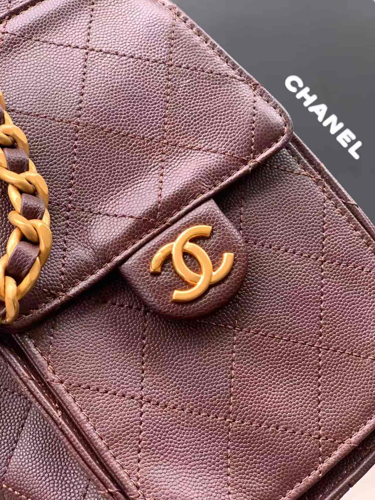 CHANEL 25C Bucket Bag 26x30x14cm
