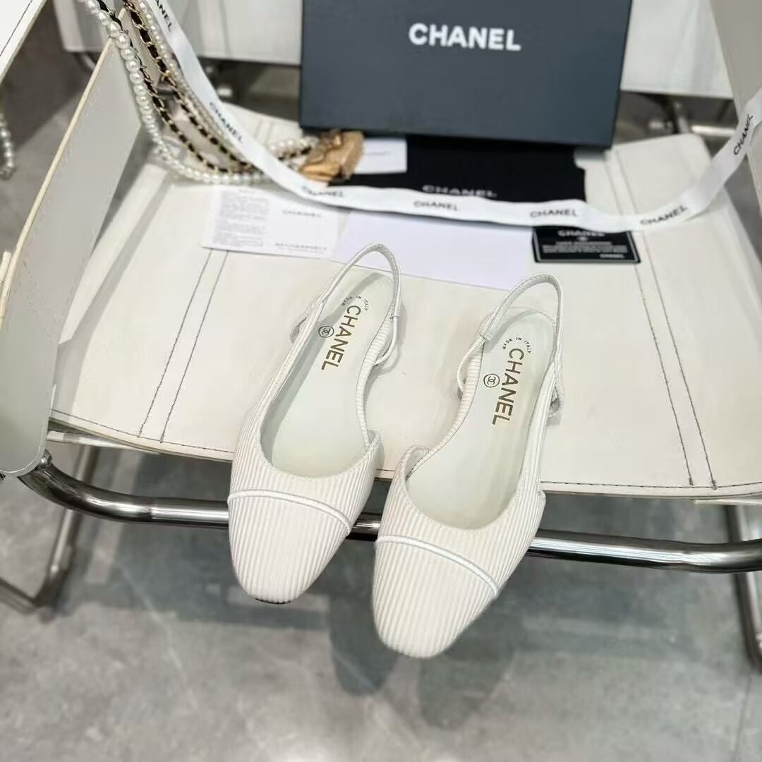 UA CHANEL SLINGBACKS FLAT