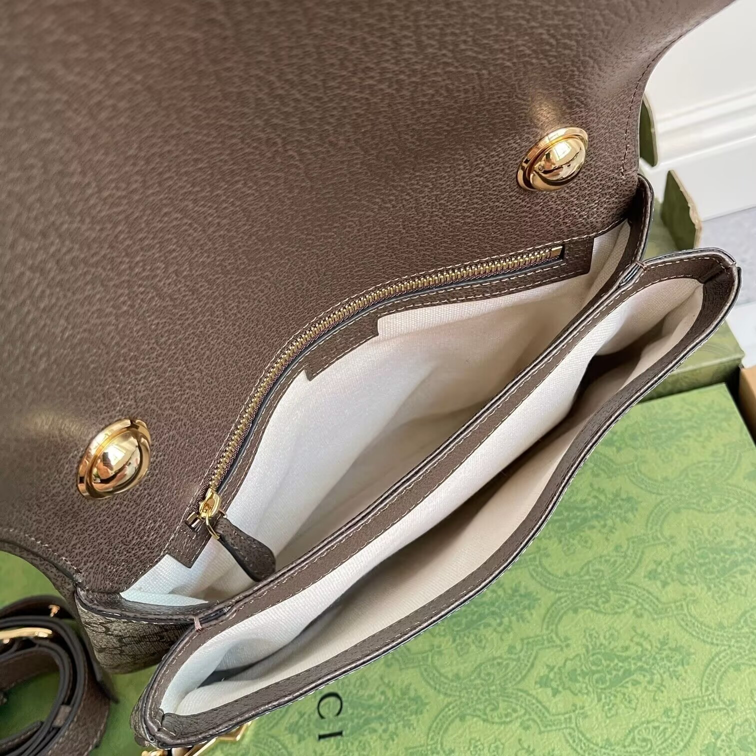 GUCCI BLONDIE TOP HANDLE BAG 29x22x7cm