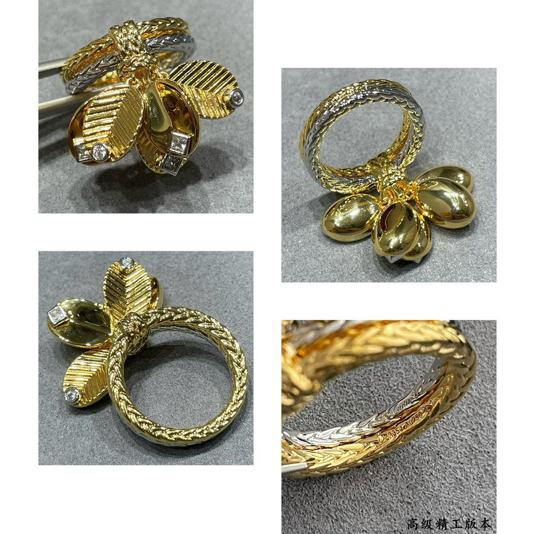Cartier Coffee bean leaf Ring