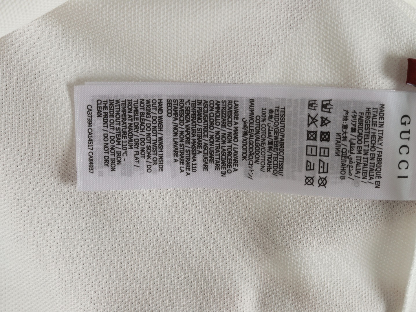 GUCCI GUC Short-sleeved Polo shirt