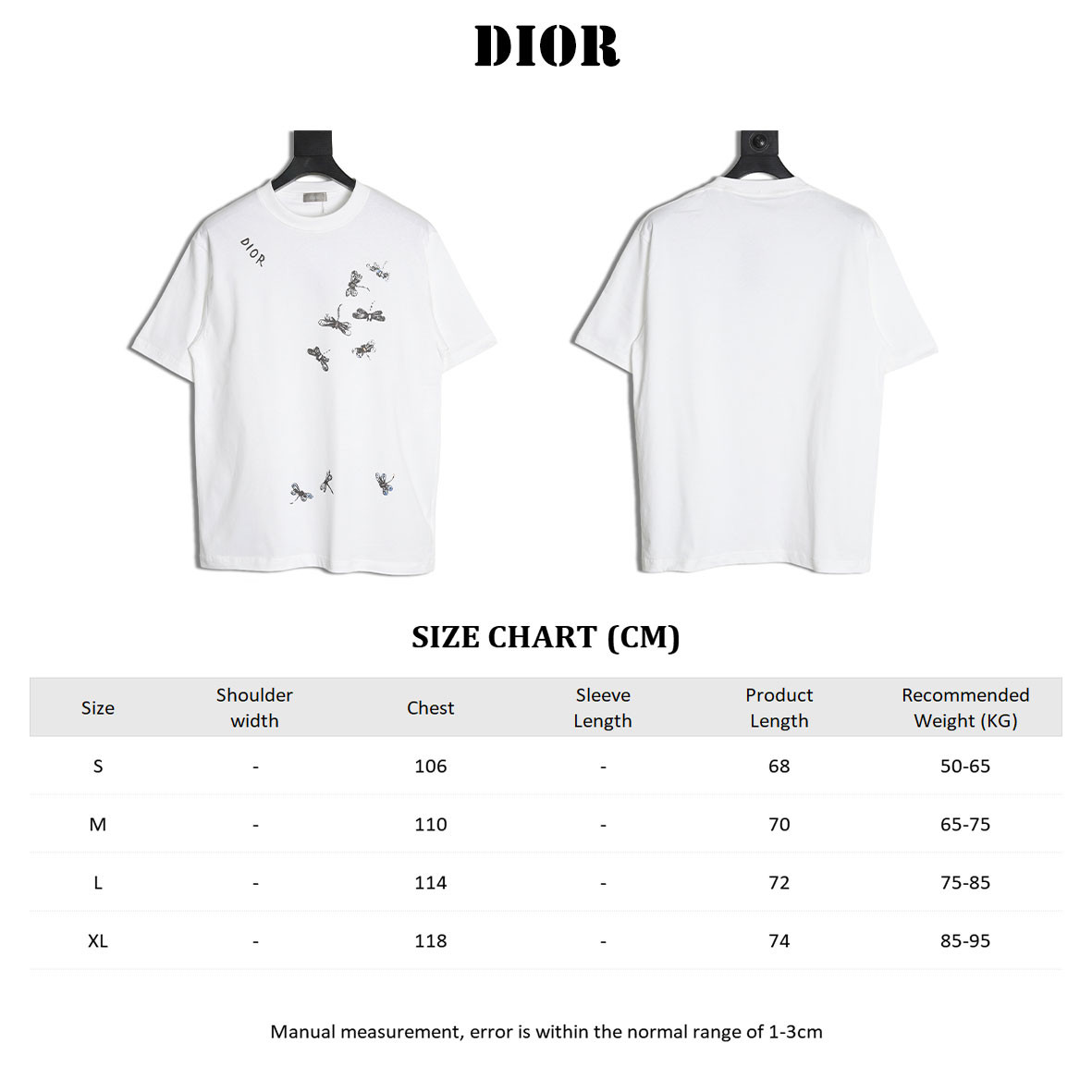 DIOR 25S Short-sleeved T-shirt