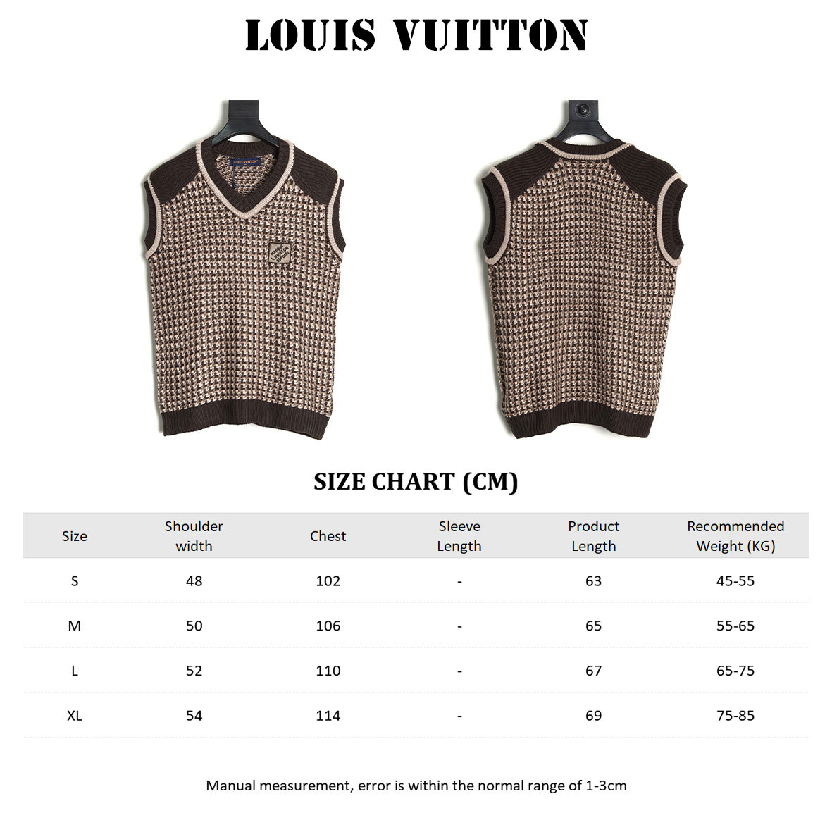 LOUIS VUITTON LV knitting Vest