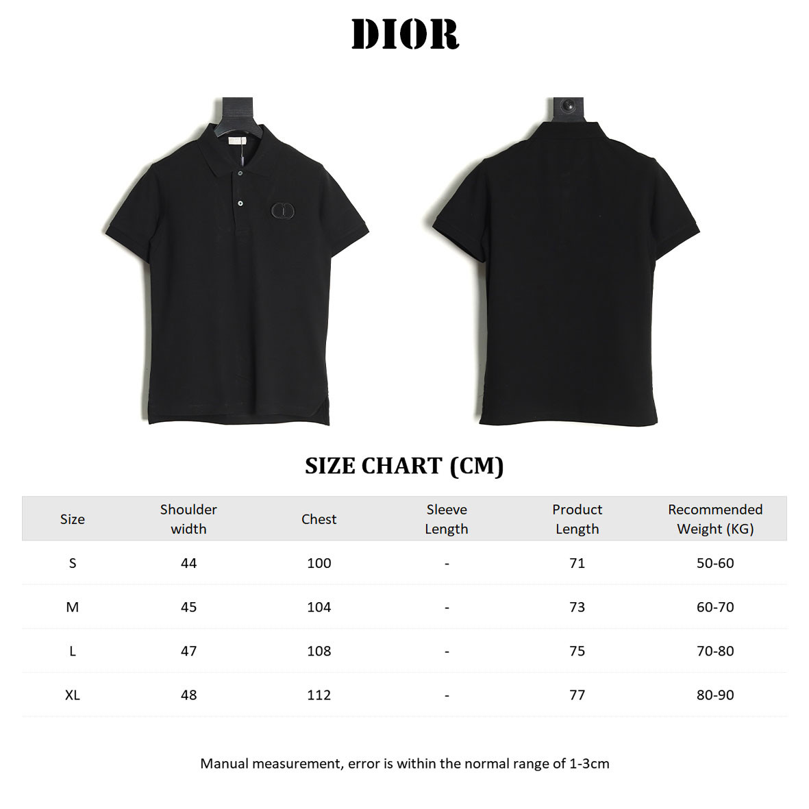 Dior 22ss Short-sleeved Polo shirt