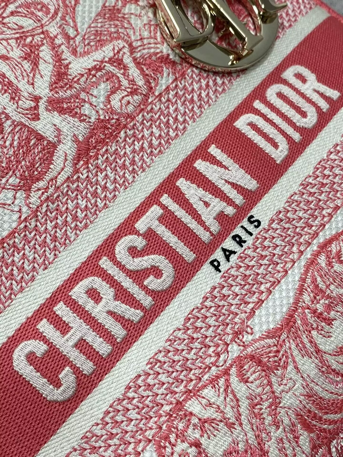 Dioriviera Medium Dior Lady D-Lite Bag 24x20x11cm