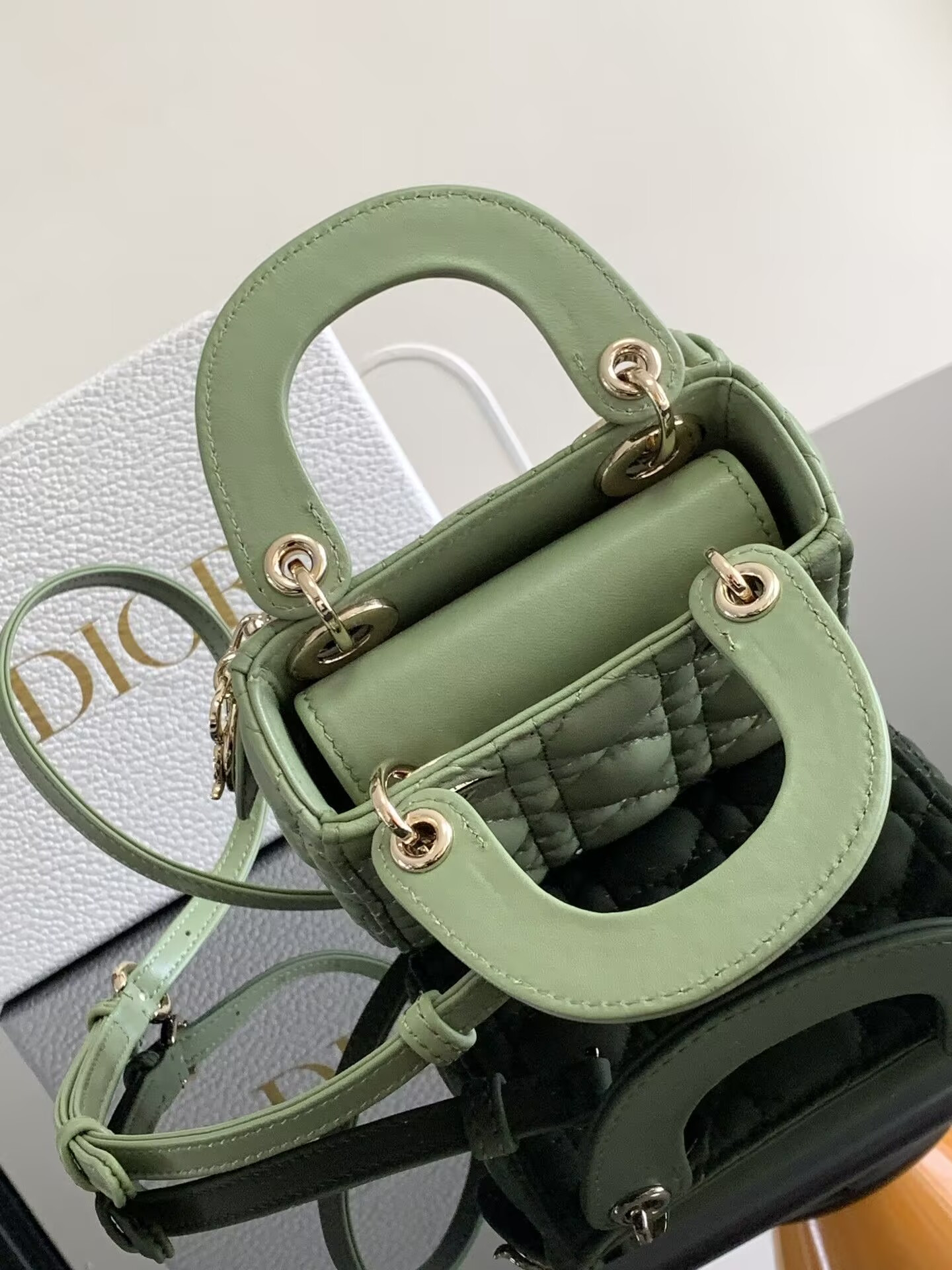Dior Micro Lady Bag 12×10.2×5cm