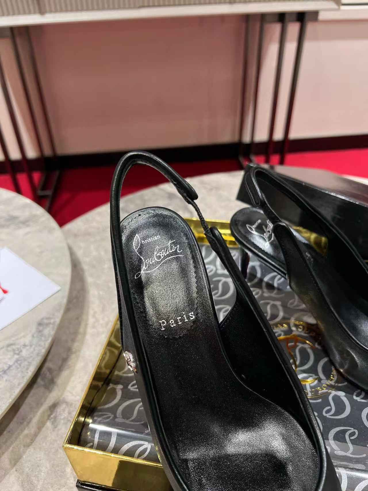 UA Christian Louboutin Sporty Kate Sling 65mm