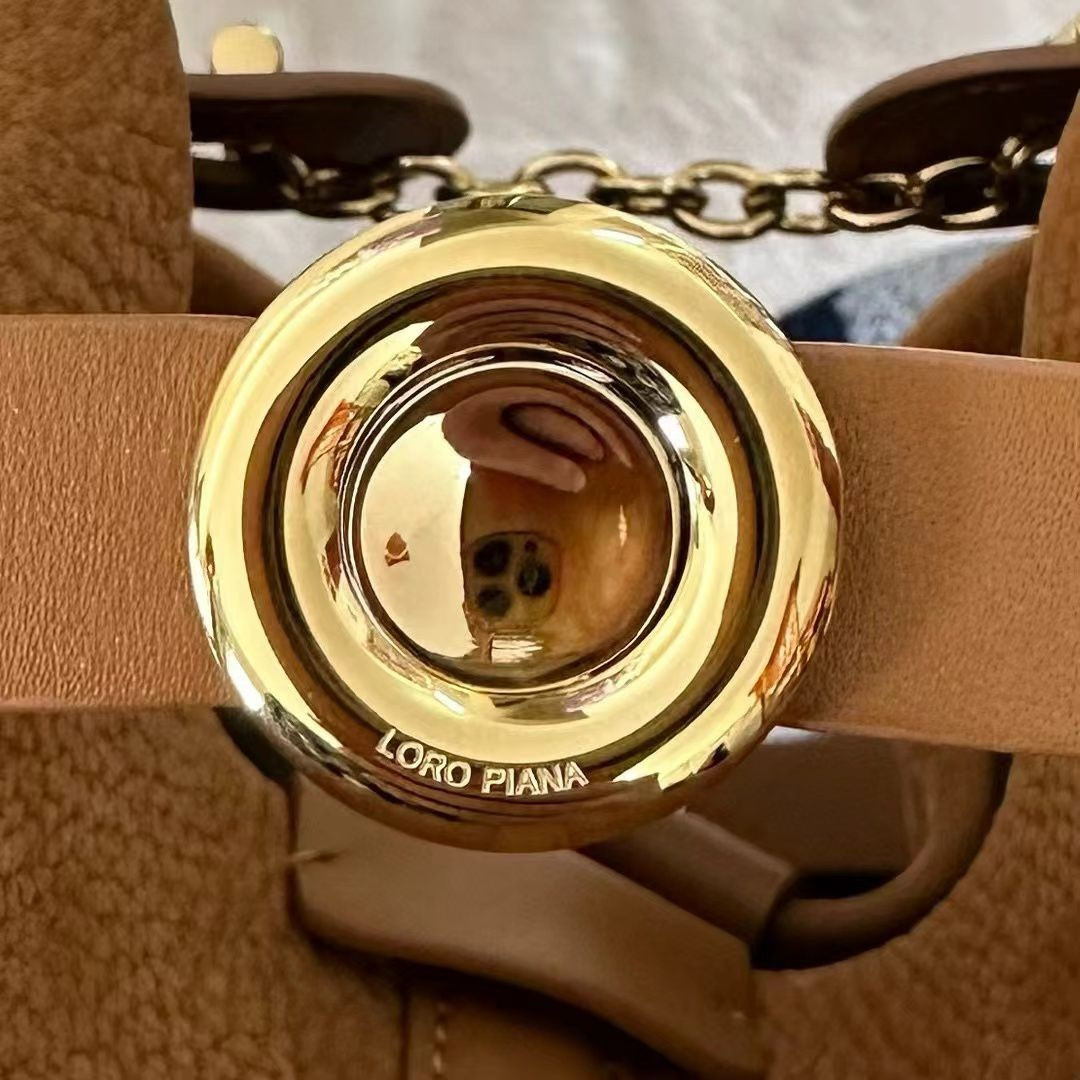 Loro Piana Small Ghiera Shopper 28x19x12cm