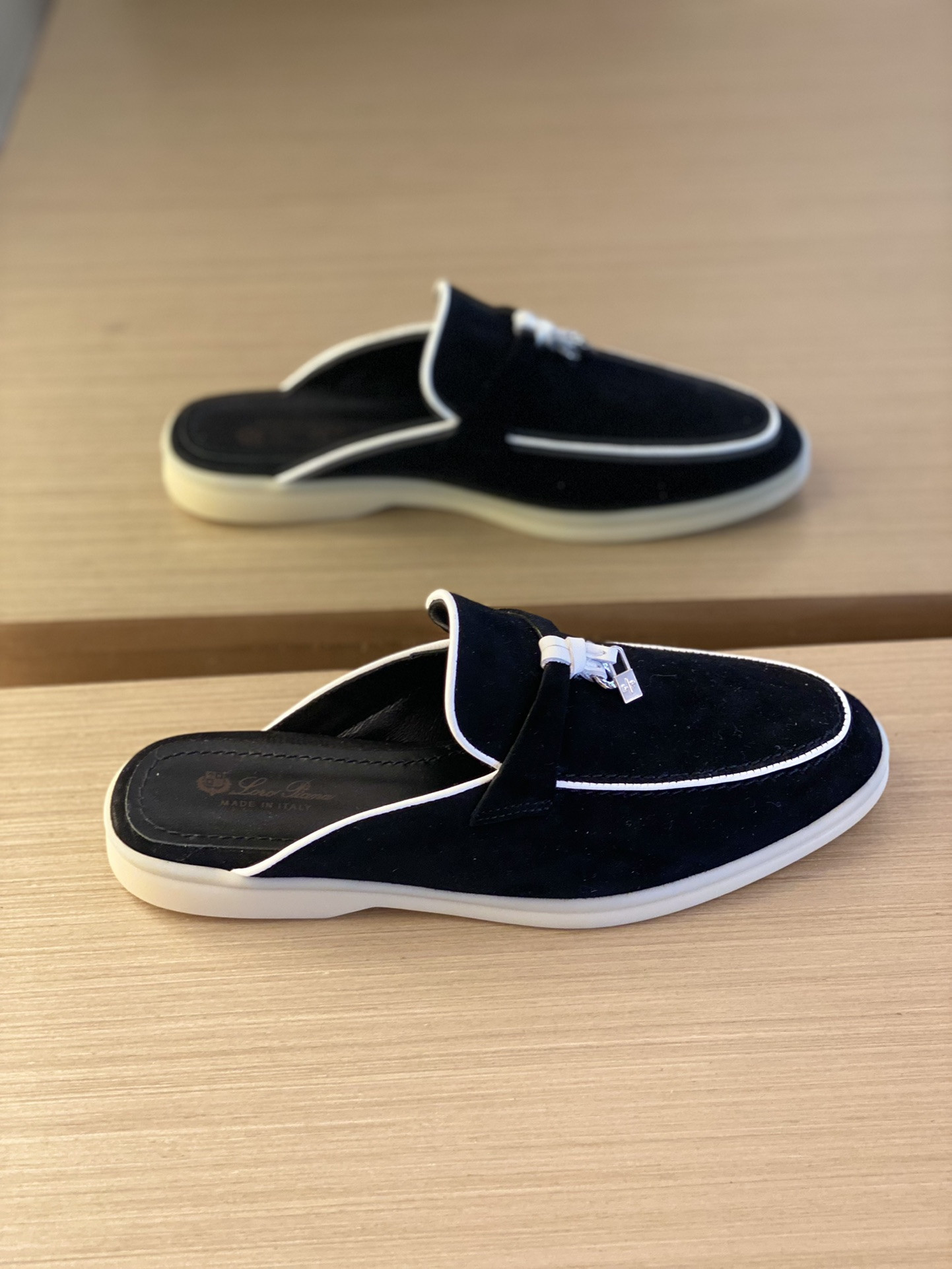 UA Loro Piana Babouche Charms Walk Loafers