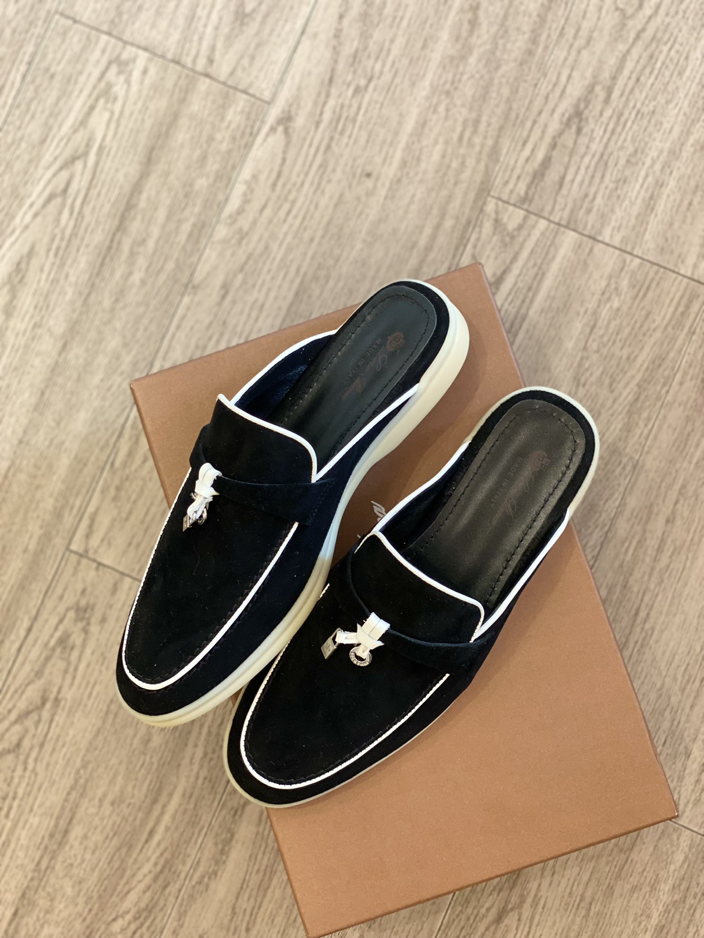 UA Loro Piana Babouche Charms Walk Loafers