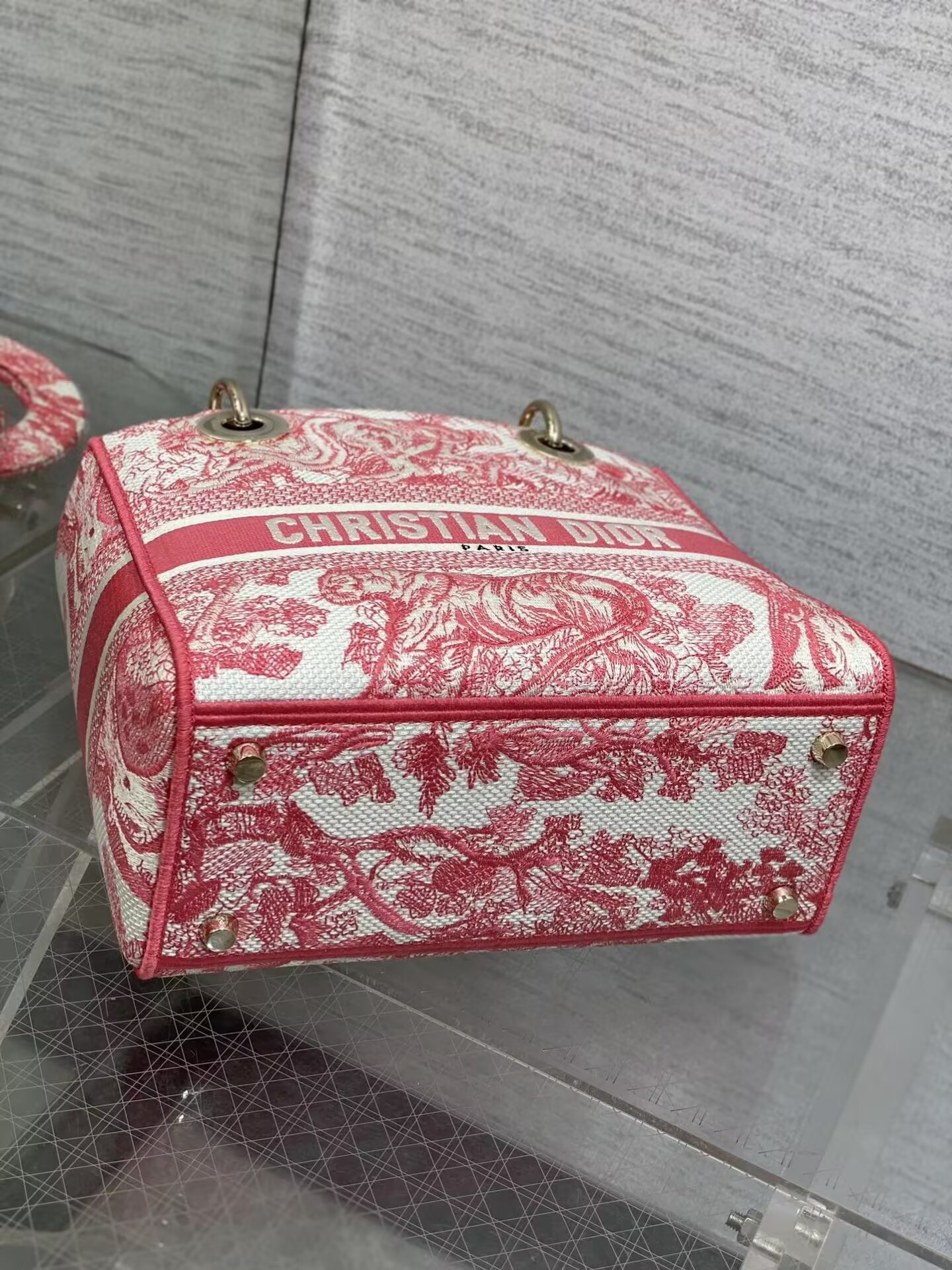 Dioriviera Medium Dior Lady D-Lite Bag 24x20x11cm