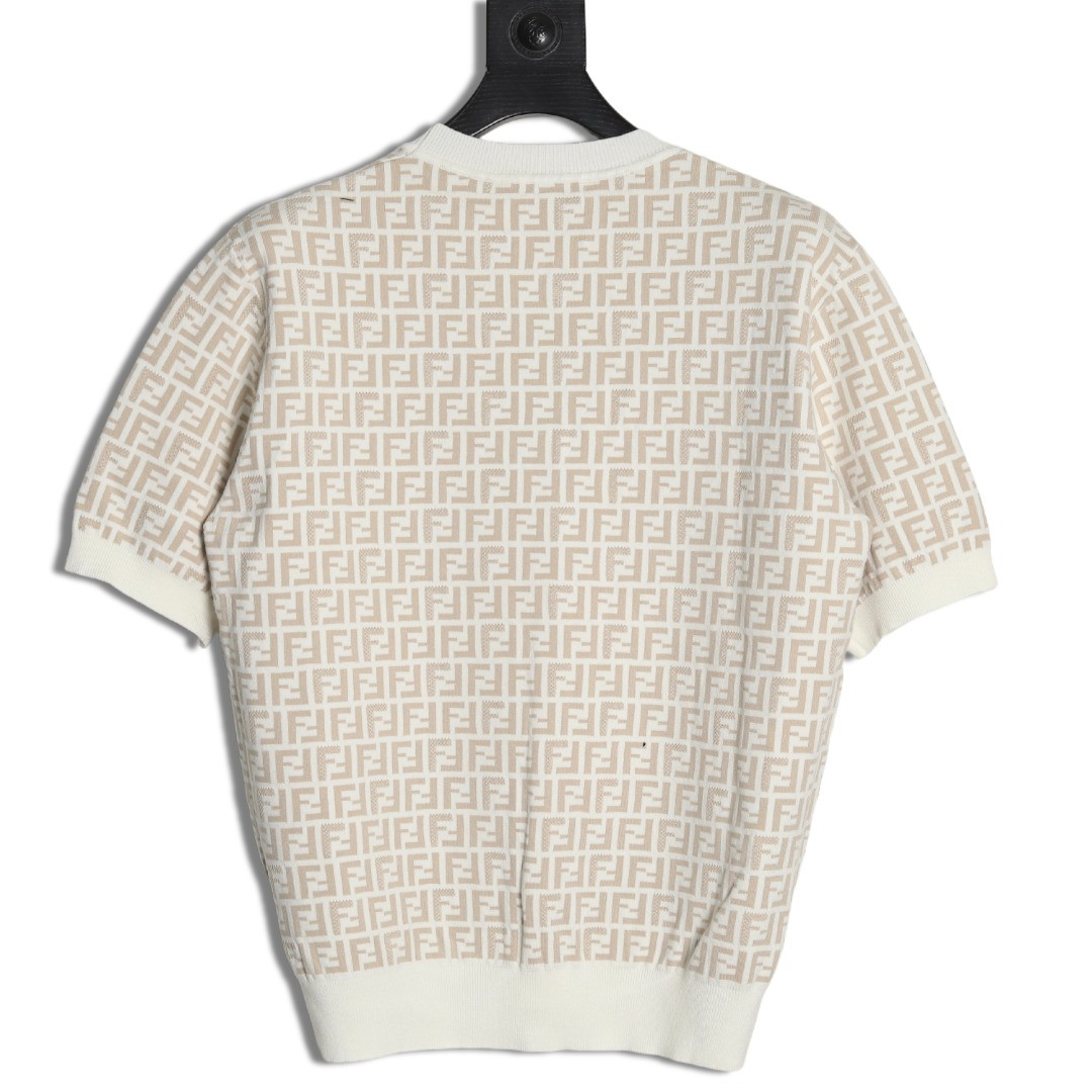 FENDI FD knitting Short-sleeved