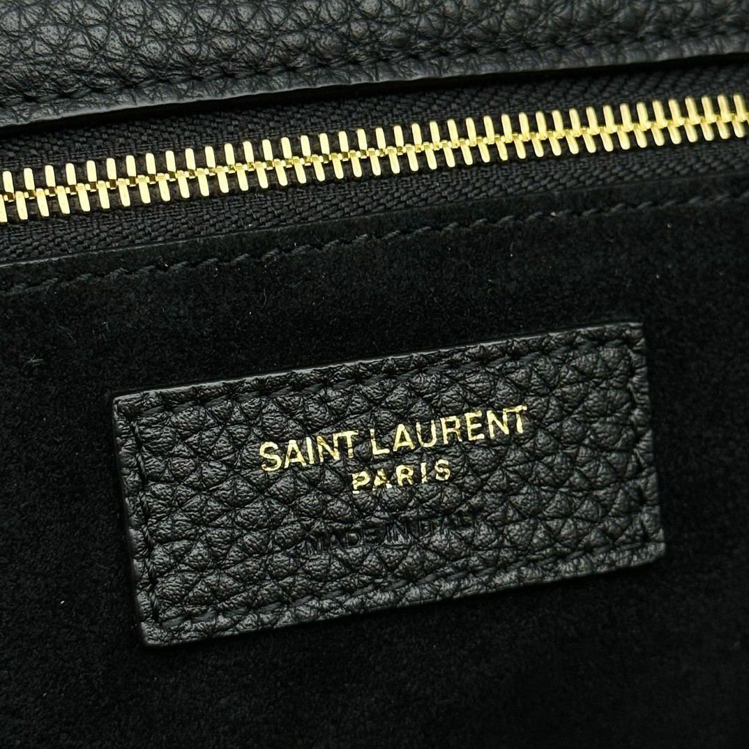 YSL LE 5 À 7 BEA in grained leather 50×28×18cm